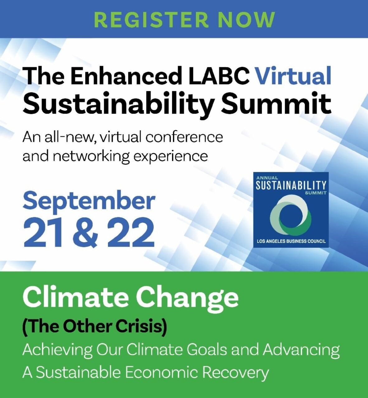 The Enhanced LABC Virtual Sustainability Summit UCLA Sustainability