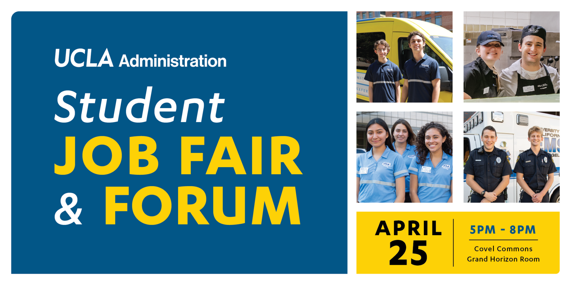 UCLA Administration Student Job Fair & Forum